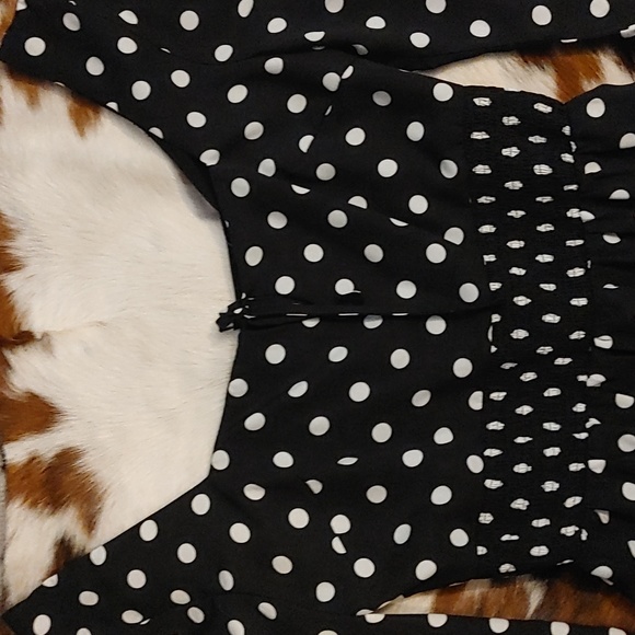 Polka dot Mini Dress/Shirt - Picture 2 of 6